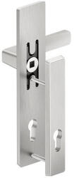 METAL-BUD ATLAS külső ajtókilincs és lemez 92 mm-es rozsdamentes acél keskeny kilincs + keskeny lemez - 64 mm- (25-MB-AT92ISS-64)