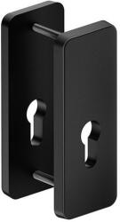 Metal-Bud ATLAS kilincshez való kültéri ajtó felső lemez fekete 46-88 mm-es ajtókhoz nagy (50-MB-SGATDC-88)