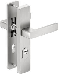 Metal-Bud ATLAS külső ajtókilincs 92 mm-es rozsdamentes acél 50 mm-es ajtókhoz - Cilindervédővel (25-MB-AT92IRC3-50)