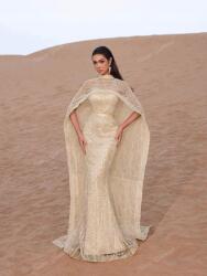 Shein LC46205 Faeriesty Maxi Ruha Gazdagon Díszített Flitteres Köpeny (26) Xs