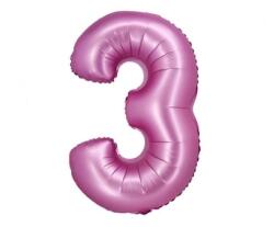 GoDan Fólia lufi 3-as szám - szatén rózsaszín, 76 cm, 1 db, Beauty&Charm