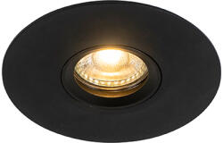QAZQA Okos, süllyesztett spotlámpa fekete, Wifi GU10 50mm-es - Buco (110116)
