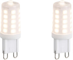 LUEDD 2 db G9 dimmelhető LED izzó opál üveg 3W 250lm 3000K (03002)