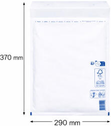  Légpárnás boríték, bubis boríték - Fehér 290x370 mm H/18 (W8 méret) 1 darab (H18)