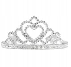  Hercegnő diadém Magasság 5 cm Univerzális méret - Ezüst