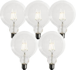 LUEDD 5 darab E27 dimmelhető LED izzó készlet G125 5W 450 lm 3000K (03177)