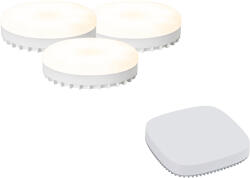 LUUMR 3 darabos intelligens GX53 dimmelhető LED izzókészlet 9W 806LM 2700K-6500K Zigbee Smart Hub-bal (110309)