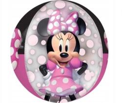 Amscan Fólia lufi Minnie Mouse Forever kerek 38x40 cm - többszínű