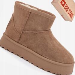 Big Star SS374020 gyerek bézs bélelt hócipő szőrmével (SS374020)