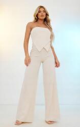 Prettylittlething KC14202 Prettylittlething Bézs Nyitott Vállú Overál (50) Xxs