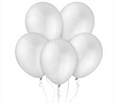  Lufik fém lufik 11 hüvelykes, 100 db fehér