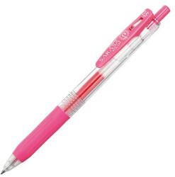 Zebra Zseléstoll, 0, 33 mm, nyomógombos, ZEBRA "Sarasa Clip", rózsaszín (14317) - bestoffice