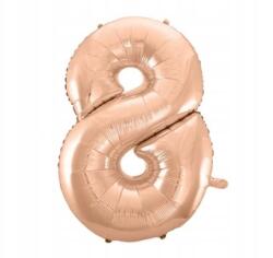 GoDan Fólia lufi 8 rózsaszín-arany, 92 cm - 1 db, Beauty&Charm