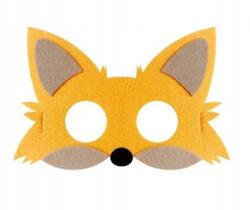 GoDan Róka filc maszk gyerekeknek 18, 5×12 cm narancssárga, 1 db, party