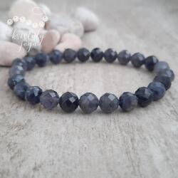 Kristály Jóga Shop Kordierit-iolit 7 mm-es fazettált ásvány karkötő