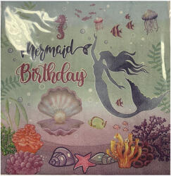 Mezőfi Team Kft Papír szalvéta 20 db/cs, Mermaid Birthday