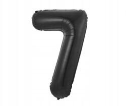 GoDan Fólia lufi 7-es szám matt fekete 1 db - 85 cm, Beauty&Charm