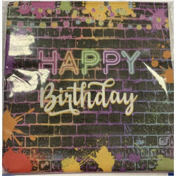 Mezőfi Team Kft Papír szalvéta 20 db/cs, téglafal mintás