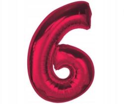 GoDan Fólia lufi, 6-os szám - piros, 92 cm, smart kollekció
