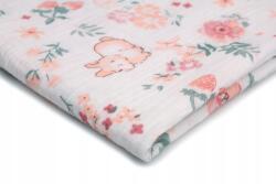 Orient Fashion Nyomtatott muszlin, pamut, Nyuszik minta 1/2 méter (Muślin druk)