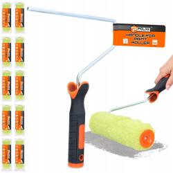 Polax 10x Festőhenger 25 cm Készlet Görgő Utántöltő Festőhenger Gyapjú 16mm Fül H0 (B030103109)