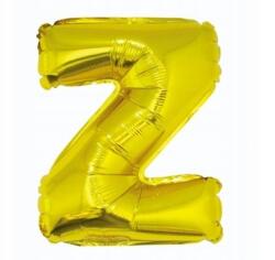GoDan Fólia lufi Z betű - arany, 35 cm, 1 db