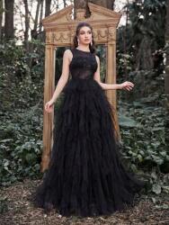 Shein HC42209 Shein Csipkés Maxi Ruha Fodros Báli (50) S