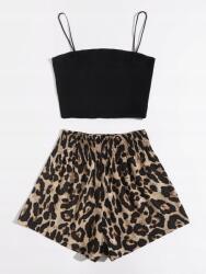 Shein DC21116 Shein Rövidnadrág Állatmintás Pöttyös (50) M
