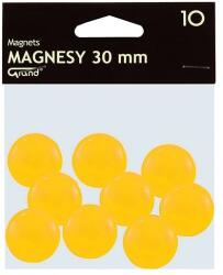 GRAND Táblamágnes GRAND 30 mm sárga 10 darabos (130-1698) - tonerpiac