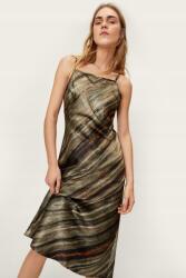 Nasty Gal KC32207 Nasty Gal Szatén Ruha Nyomott Mintával (50) M