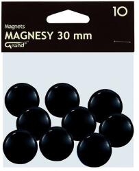 GRAND Táblamágnes GRAND 30 mm fekete 10 darabos (130-1694) - tonerpiac