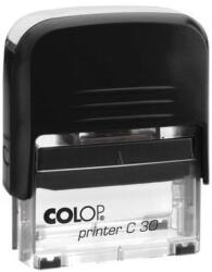Colop Bélyegzõ C30 Colop fekete átlátszó ház/fekete párna (15314060) - tonerpiac