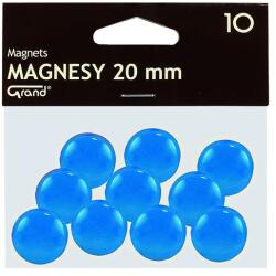 GRAND Táblamágnes GRAND 20mm kék 10 darabos (130-1690) - tonerpiac