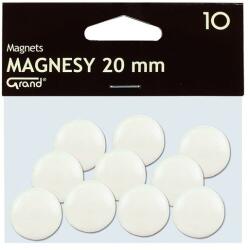 GRAND Táblamágnes GRAND 20mm fehér 10 darabos (130-1689) - tonerpiac