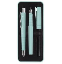Faber-Castell Set stilou B + pix XB POLY bleu caraibe FABER-CASTELL (FC241053)