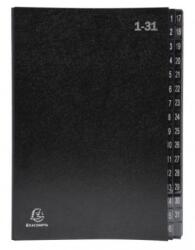 Exacompta Mapa semnaturi 1-31 neagra EXACOMPTA (EX57032E)