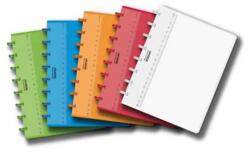 Aurora Caiet A5, 72 file - 90g/mp, coperta PP transparent color, AURORA Adoc (30xx.000)