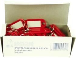 TURIKAN Etichete pentru chei, 50/cutie, ARTIGLIO - culori asortate (IT-3460)