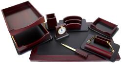 EVOffice Set de birou, 8 piese, culoare lemn cires, EVO (EG3N17)