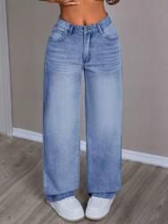 Shein T21210 Shein Petite Farmer Nadrág Széles Egyenes (50) Xxs