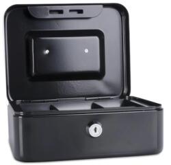 DONAU Caseta (cutie) metalica pentru bani, 200 x 160 x 90 mm, DONAU - negru (DN-5232001PL-01)