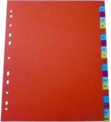 Optima Index plastic color, A4+, extra wide, 120 microni, alfabetic A-Z, Optima (OP-5130120121CP) - ihtis