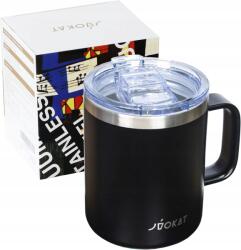  Thermo bögre 350ml Jvokat Acél Vákuumos Kávétartó Auto 5h Meleg (JVOKAT)