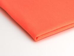 Orient Fashion Poli-viszkóz kötött anyag, No. 34, neon narancs, 1/2 méter (Poli_Wiskoza Nr_34_Neon_Pomarańcz 0,5)