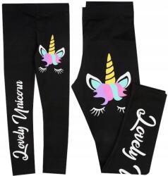  Getry Unikornis Leggings Pamut fekete 164 H002G (TUR0049)