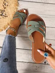 Shein CC36118 Shein Lapos Bebújós Női Flip-flop Papucs (50) 41 (sx25042988280206061)