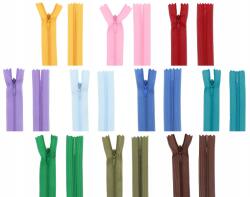 Nitex Beltéri cipzár #3 vegyes színek 22cm 10db (11431a)