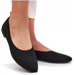 Seastar Női Balerinacipő Hálós Anyag Lapos Sarok Klasszikus Fekete 41 (ZA43P BLACK)