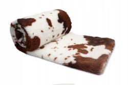 Orient Fashion Nyomott mintás, Barna Tehén mintás Minky Plüss Anyag 1/2 Méter (Minky)