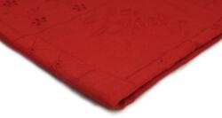 Orient Fashion Hímzett pamutvászon, piros minta, 1/2 méter (Bawełna_haftowana wzór_1_Czerwony 0,5)